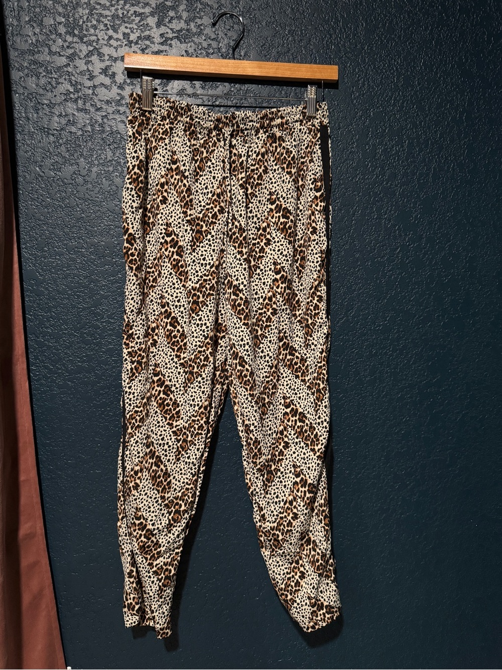 Leopard Print Jogger Pants